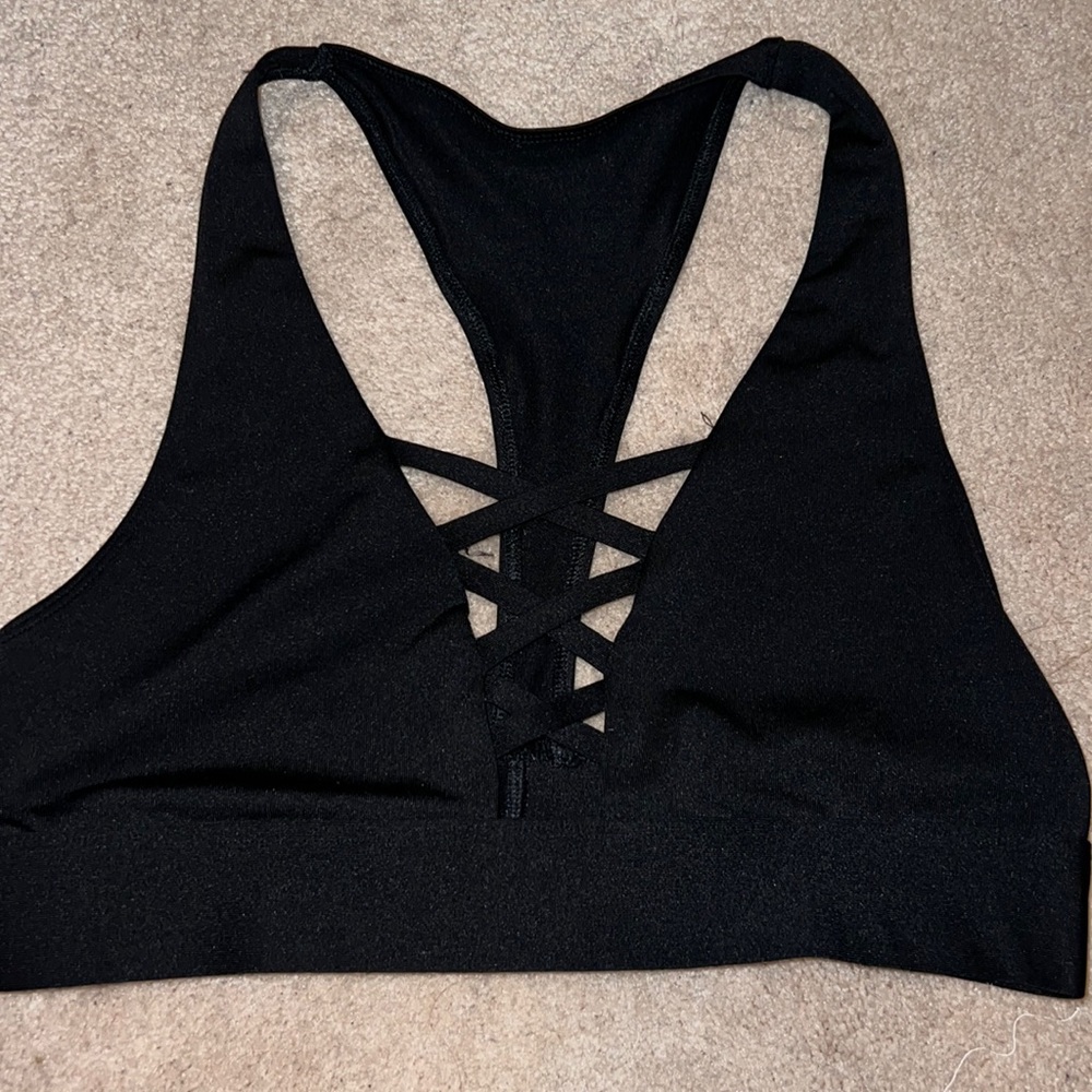 Pink Sports Bra